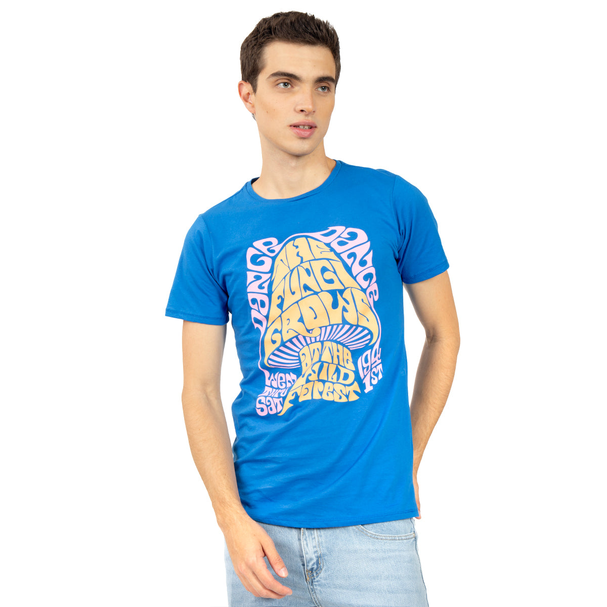 Camiseta Para Hombre Quarry Con Estampado Y Manga Corta