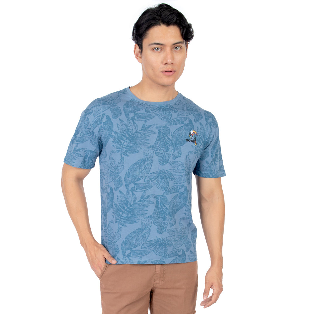 Playera Para Hombre Quarry Estampado Tribú