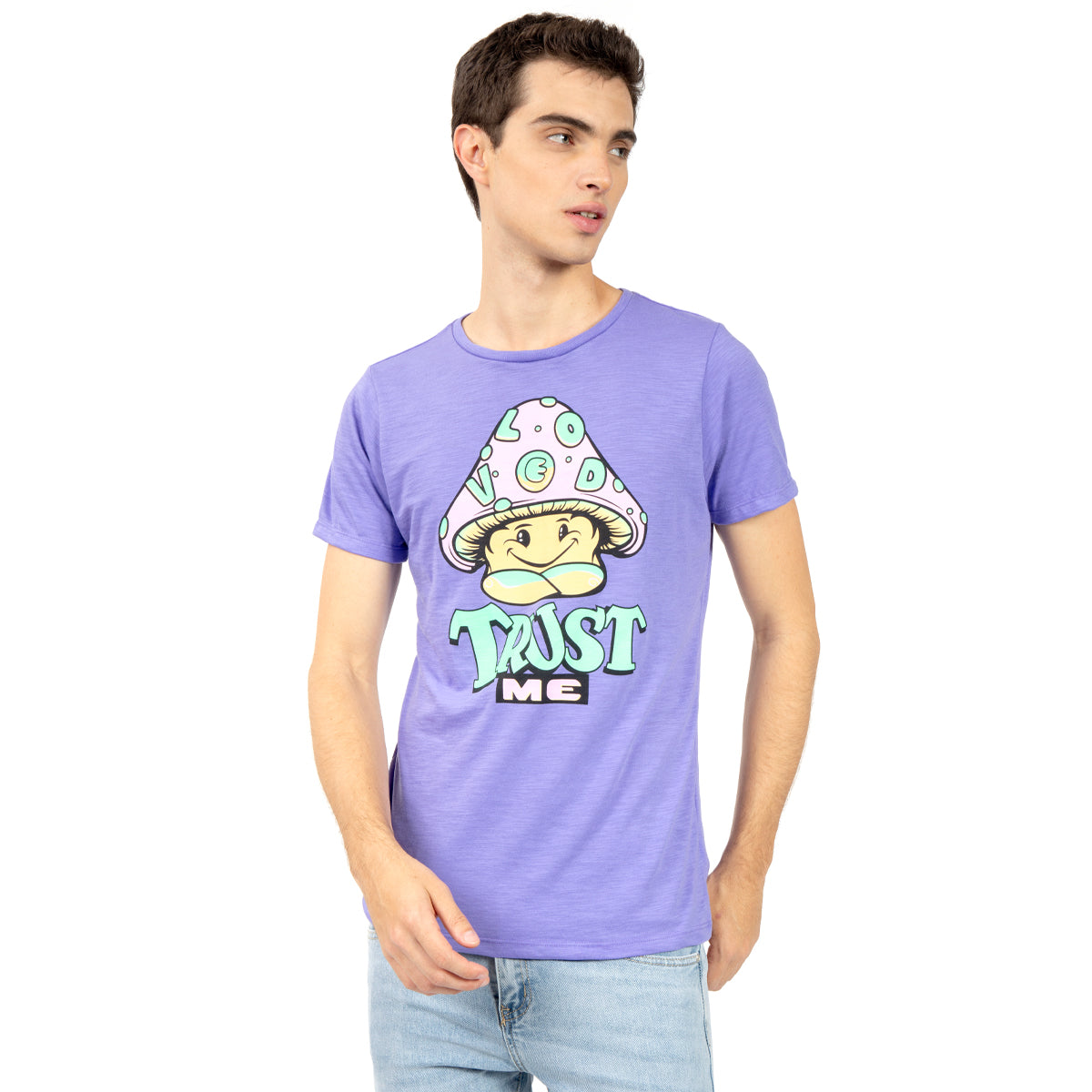 Camiseta Para Hombre Quarry Con Estapamdo Truste Me