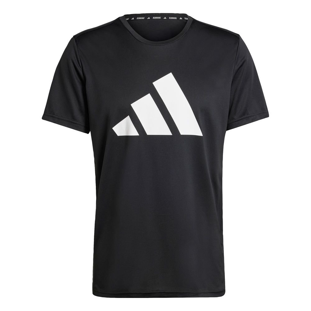 Playera Run It Adidas Negro Hombre