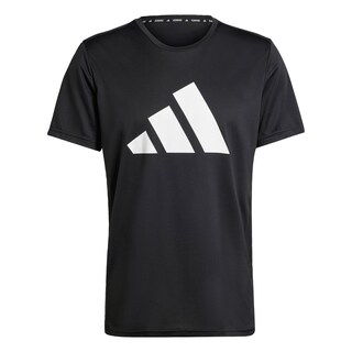 Foto 1 | Playera Run It Adidas Negro Hombre