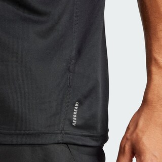 Foto 8 | Playera Run It Adidas Negro Hombre
