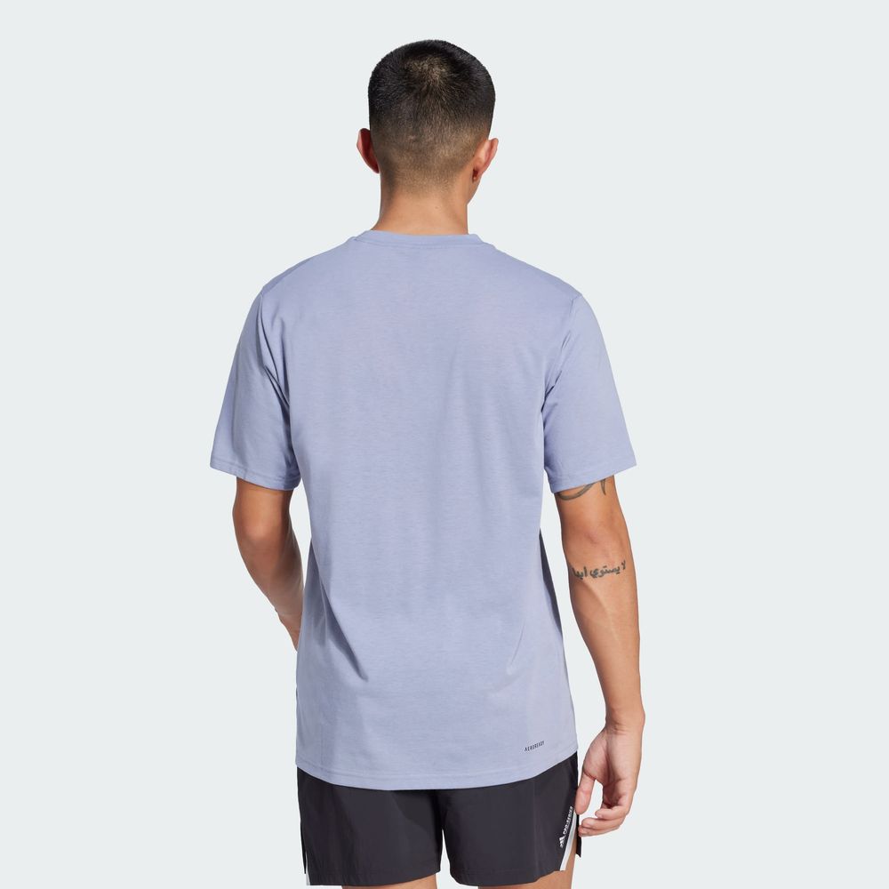 Foto 5 pulgar | Playera Deportiva Train Essentials Feelready Logo Adidas Violeta Hombre