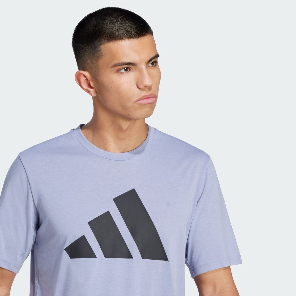 Foto 7 pulgar | Playera Deportiva Train Essentials Feelready Logo Adidas Violeta Hombre