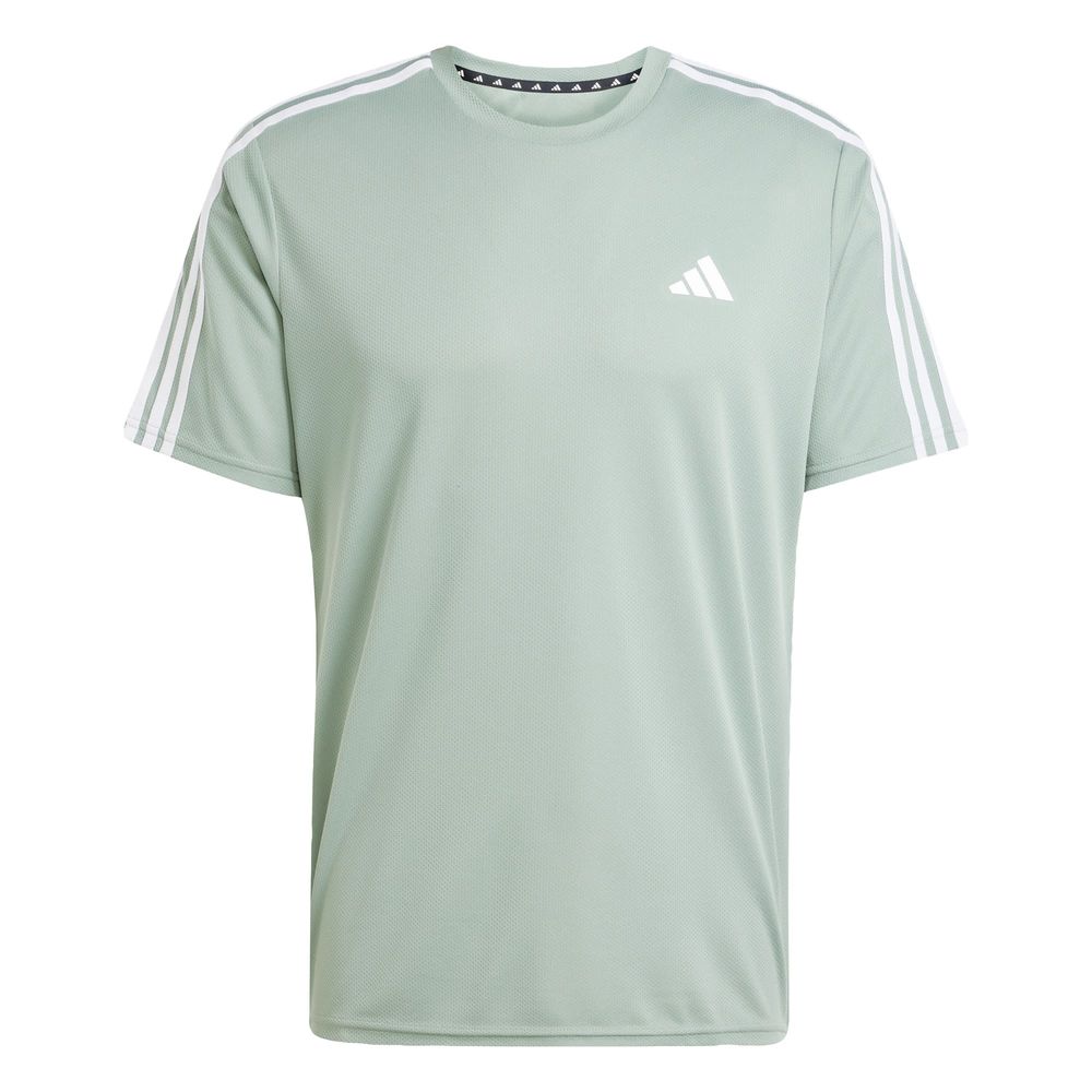 Playera Train Essentials 3-stripes Adidas Verde Hombre