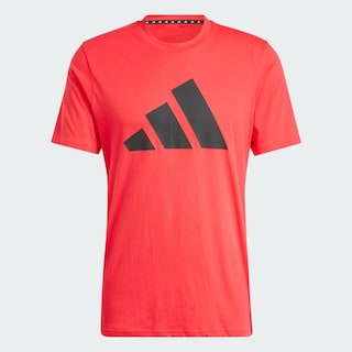 Foto 3 | Playera Deportiva Train Essentials Feelready Logo Adidas Rojo Hombre