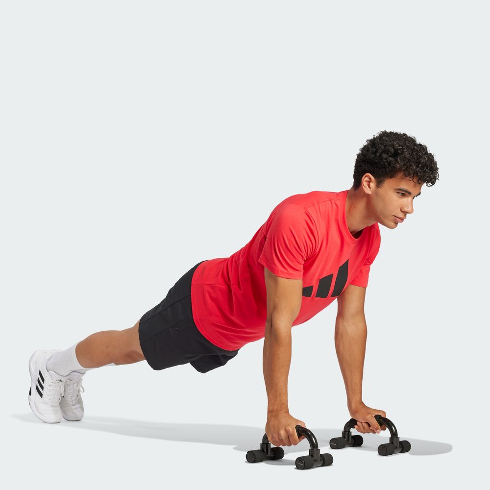 Foto 6 pulgar | Playera Deportiva Train Essentials Feelready Logo Adidas Rojo Hombre