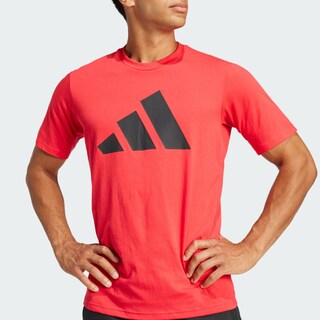 Foto 6 | Playera Deportiva Train Essentials Feelready Logo Adidas Rojo Hombre