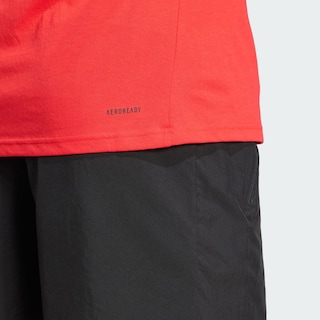 Foto 7 | Playera Deportiva Train Essentials Feelready Logo Adidas Rojo Hombre