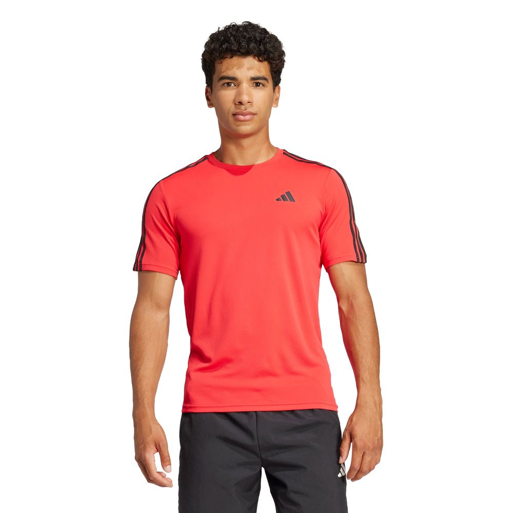 Foto 3 pulgar | Playera Train Essentials 3-stripes Adidas Rojo Hombre
