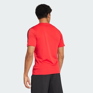 Foto 4 | Playera Train Essentials 3-stripes Adidas Rojo Hombre