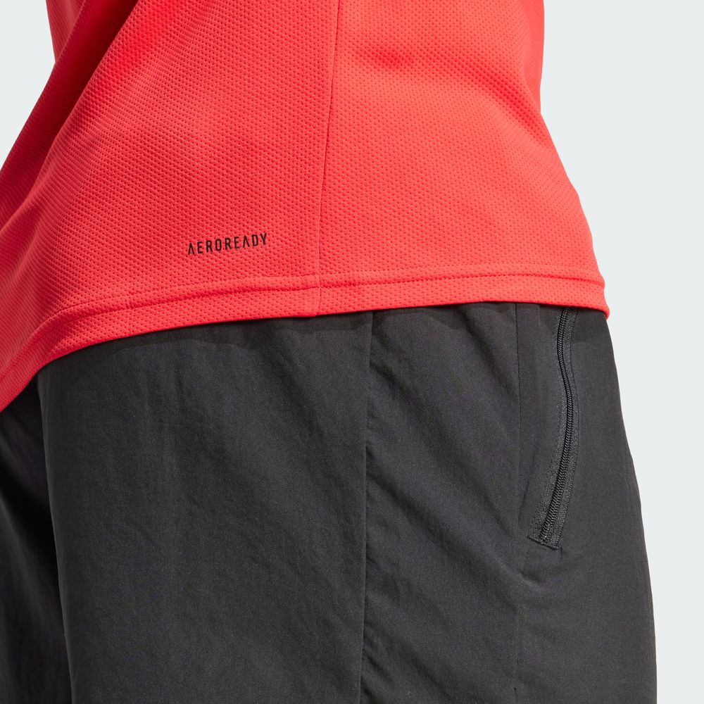Foto 8 pulgar | Playera Train Essentials 3-stripes Adidas Rojo Hombre