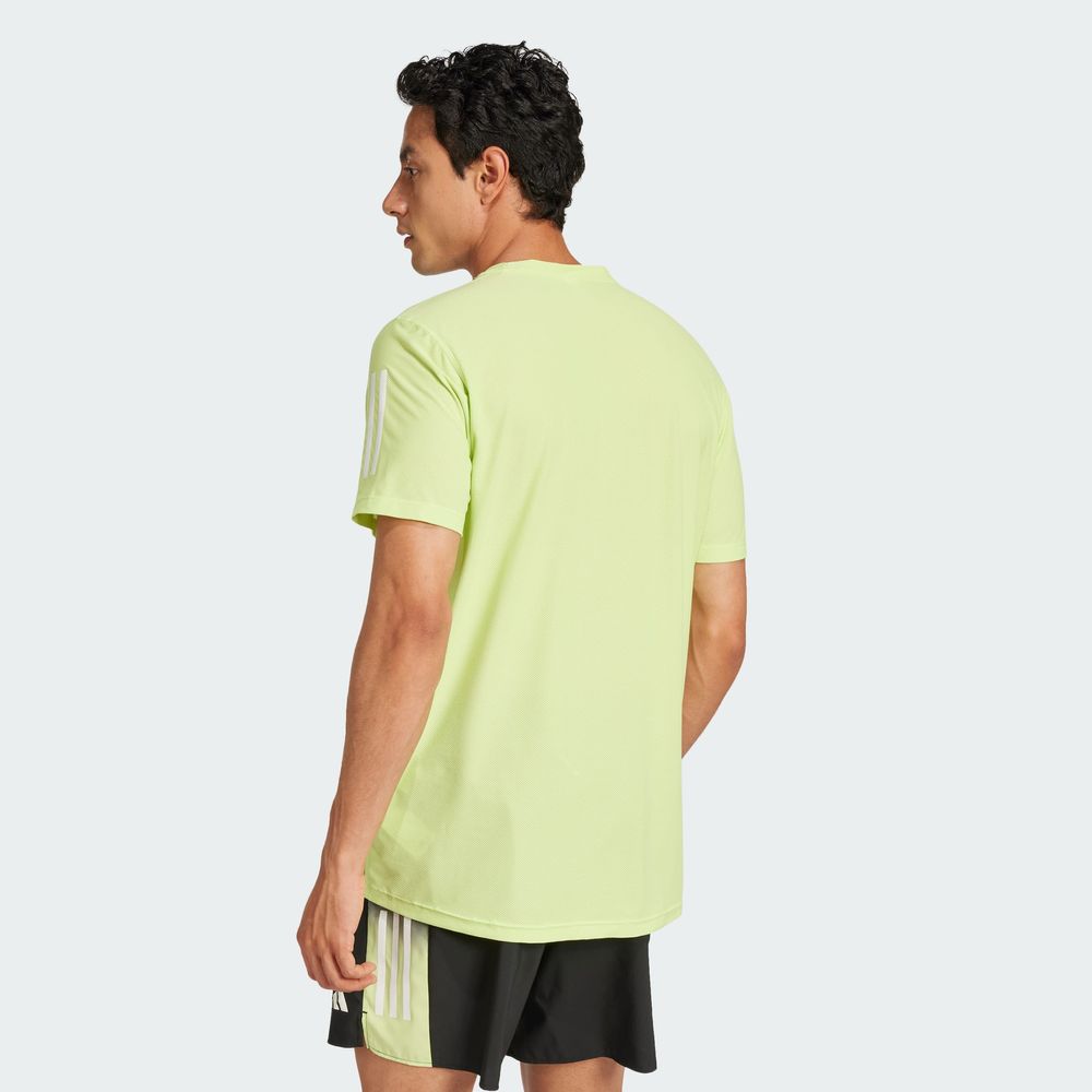 Foto 5 pulgar | Playera Own The Run Climacool Colorblock Adidas Verde Hombre