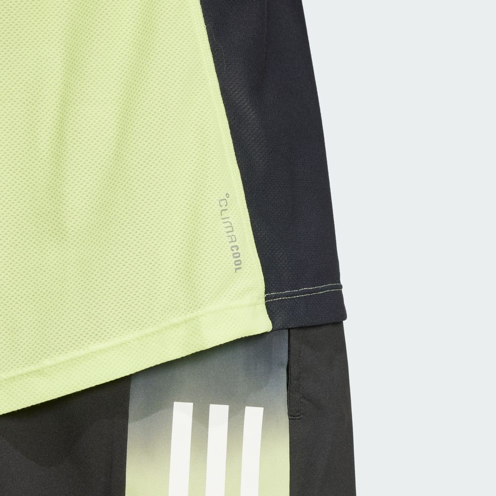 Foto 7 pulgar | Playera Own The Run Climacool Colorblock Adidas Verde Hombre