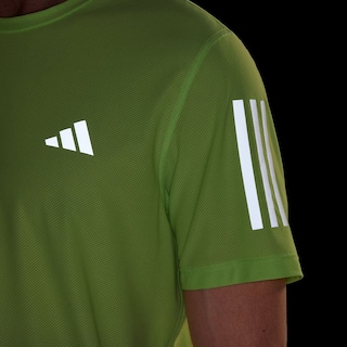 Foto 8 | Playera Own The Run Climacool Colorblock Adidas Verde Hombre