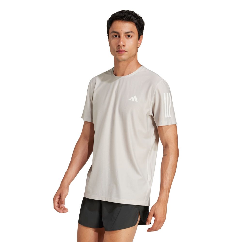 Foto 3 pulgar | Playera Own The Run Adidas Gris Hombre