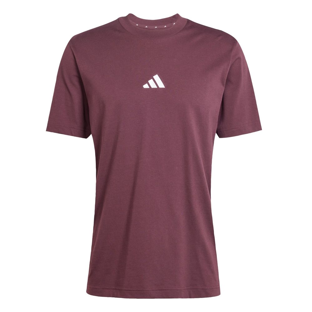 Foto 2 pulgar | Playera Essentials 3 Franjas Tejido Jersey Adidas Rojo para Hombre