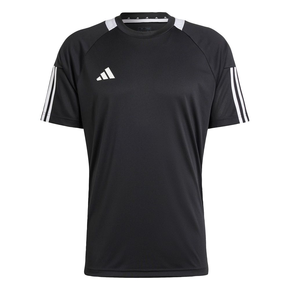 Playera Sereno Aeroready 3 Franjas Adidas Negro Hombre