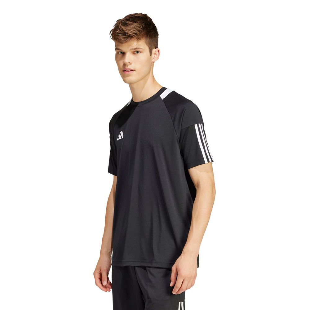 Foto 3 pulgar | Playera Sereno Aeroready 3 Franjas Adidas Negro Hombre