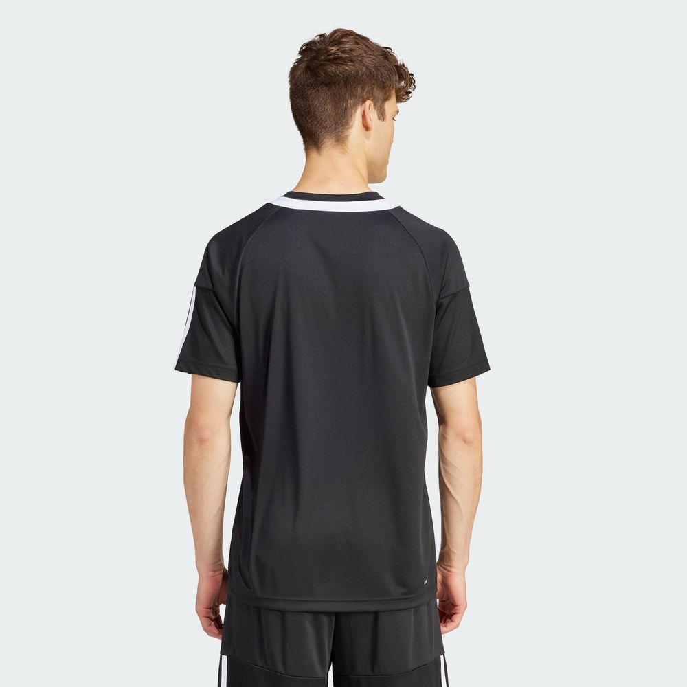 Foto 5 pulgar | Playera Sereno Aeroready 3 Franjas Adidas Negro Hombre