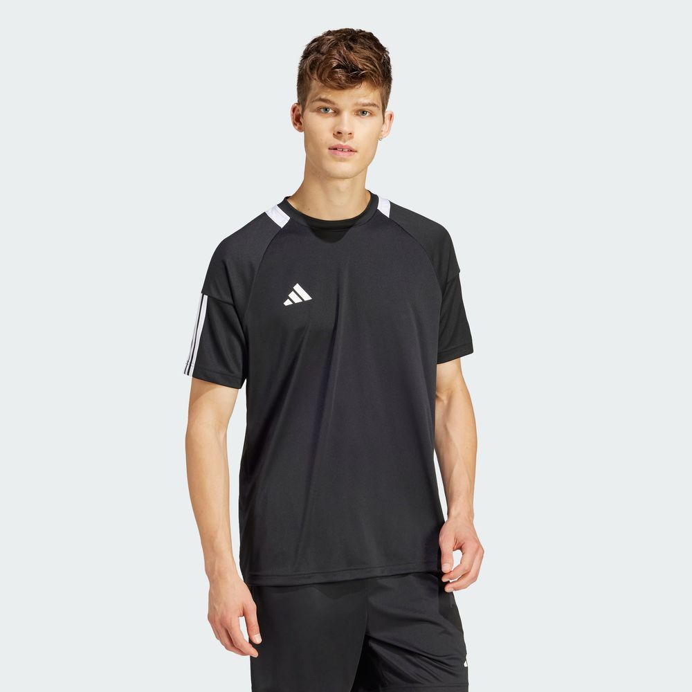 Foto 6 pulgar | Playera Sereno Aeroready 3 Franjas Adidas Negro Hombre