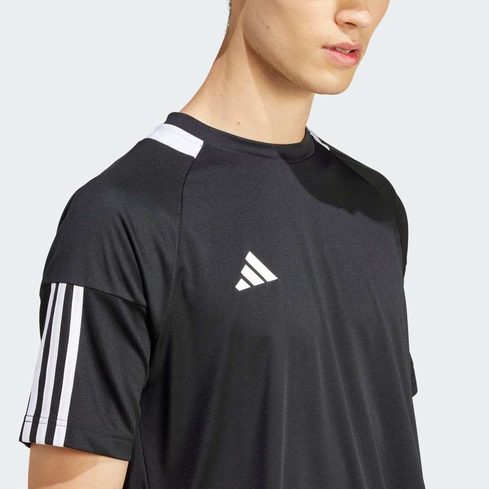 Foto 7 pulgar | Playera Sereno Aeroready 3 Franjas Adidas Negro Hombre