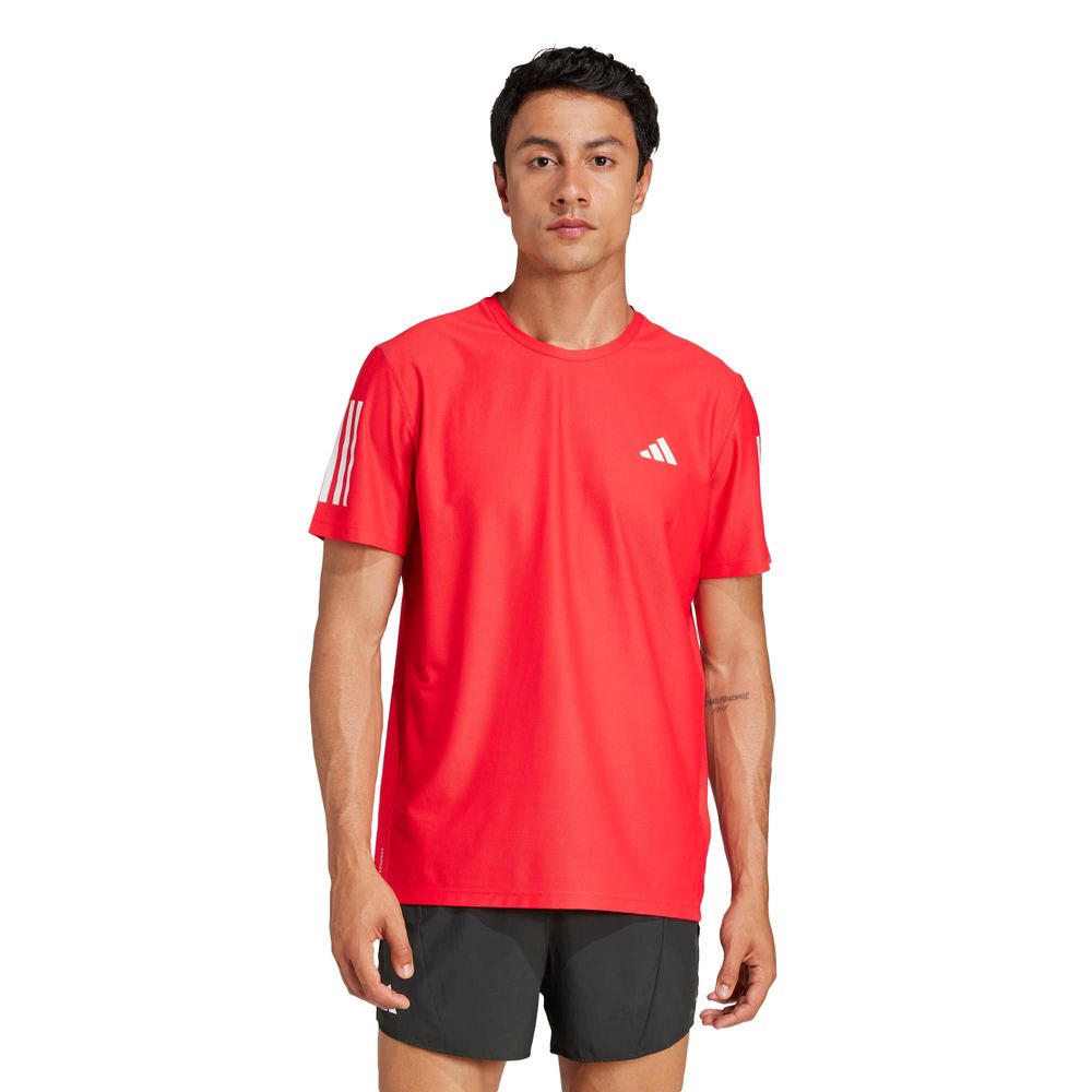 Foto 3 pulgar | Playera Own The Run Adidas Rojo Hombre