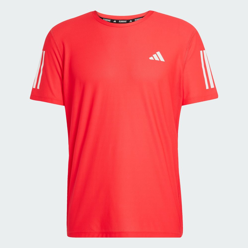 Foto 4 pulgar | Playera Own The Run Adidas Rojo Hombre