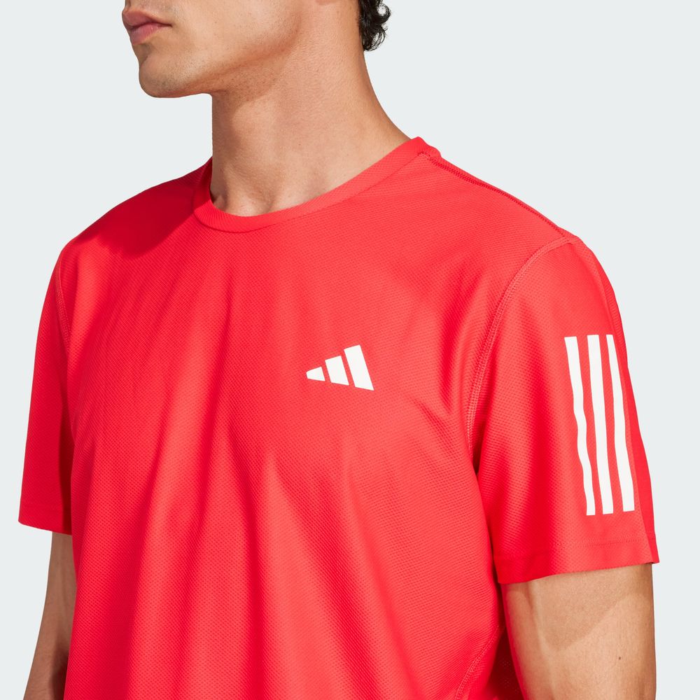Foto 7 pulgar | Playera Own The Run Adidas Rojo Hombre