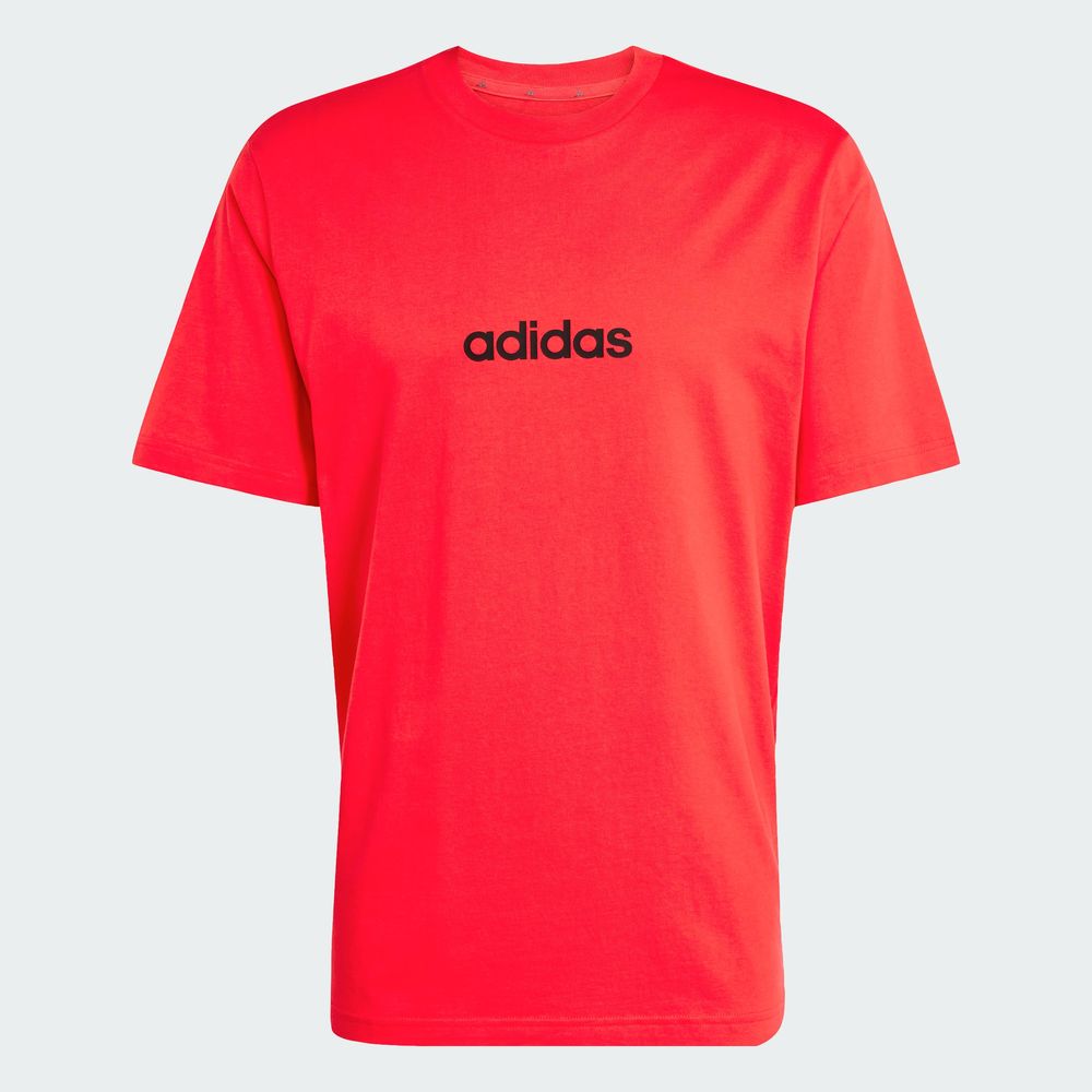 Foto 4 pulgar | M Lin Sj T Adidas Rojo Hombre