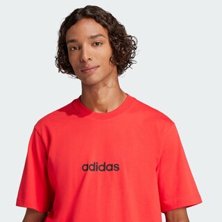Foto 6 | M Lin Sj T Adidas Rojo Hombre