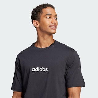 Foto 7 | M Lin Sj T Adidas Negro Hombre