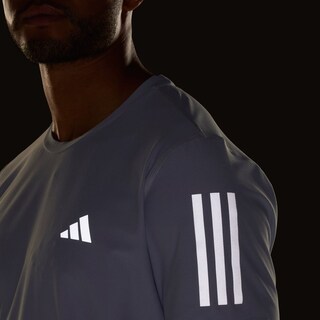 Foto 8 | Playera Own The Run Adidas Gris Hombre