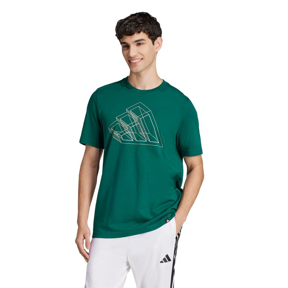 Foto 3 pulgar | Playera  Adidas M T Fill Tee Verde para Hombre