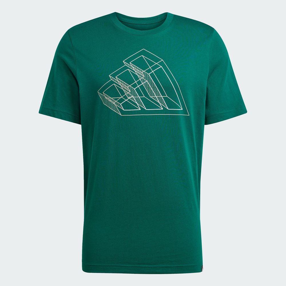 Foto 4 pulgar | Playera  Adidas M T Fill Tee Verde para Hombre