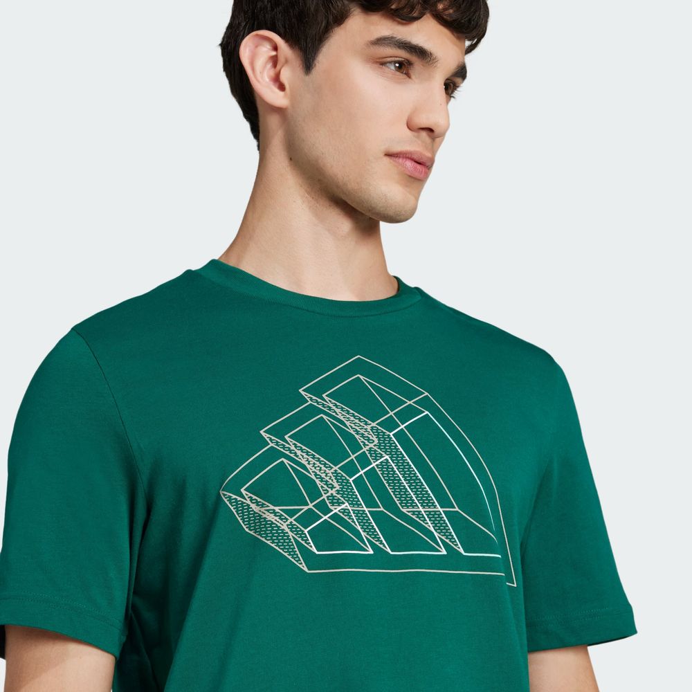 Foto 8 pulgar | Playera  Adidas M T Fill Tee Verde para Hombre