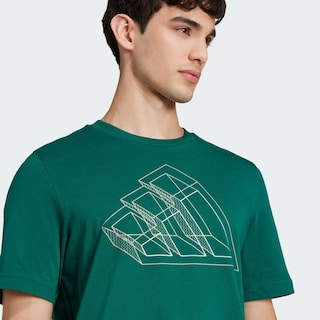 Foto 7 | Playera Adidas M T Fill Tee Verde para Hombre