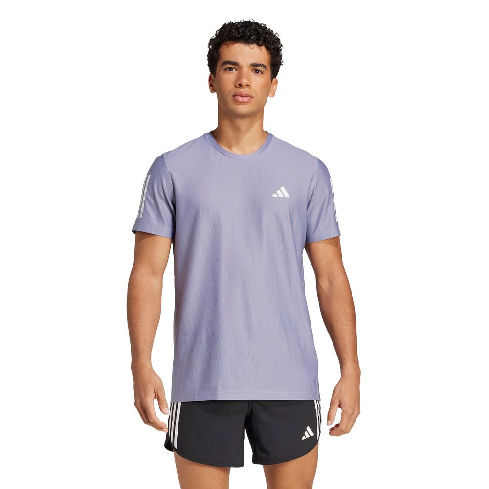 Playera Own The Run Adidas Violeta Hombre