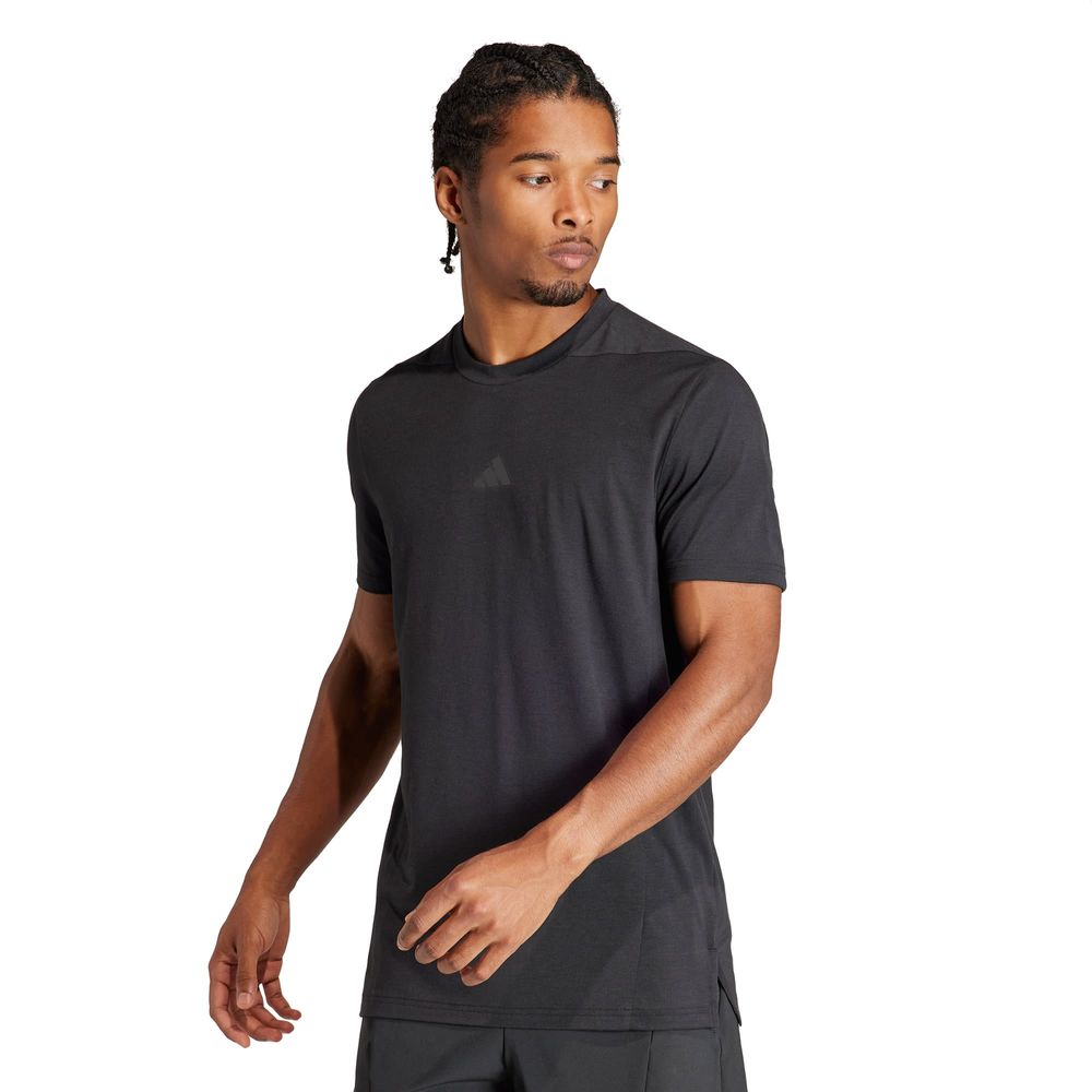 Foto 3 pulgar | Playera De Entrenamiento Designed For Training Adidas Negro Hombre
