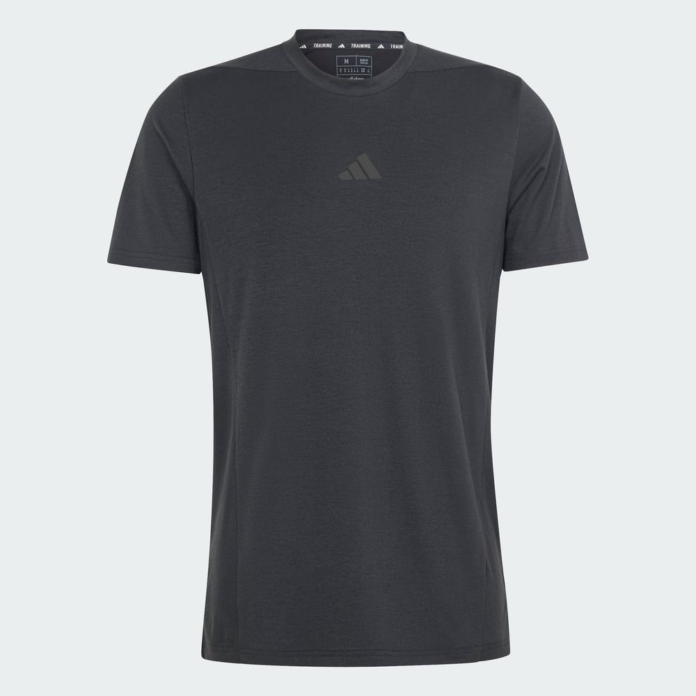 Foto 4 pulgar | Playera De Entrenamiento Designed For Training Adidas Negro Hombre