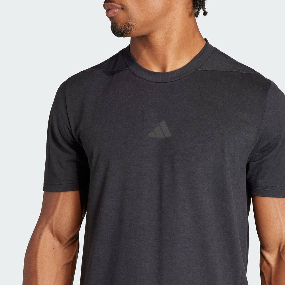 Foto 7 pulgar | Playera De Entrenamiento Designed For Training Adidas Negro Hombre