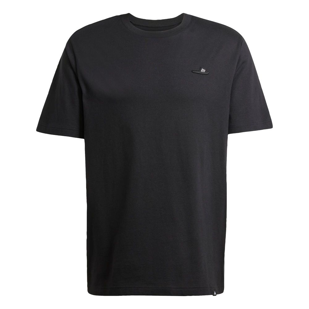 Playera Estampada Lounge Slide Adidas Negro Hombre