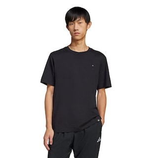 Foto 2 | Playera Estampada Lounge Slide Adidas Negro Hombre