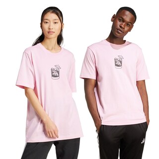 Foto 3 | Playera Estampada Lounge Drink Adidas Rosa para Hombre