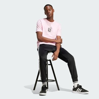 Foto 6 | Playera Estampada Lounge Drink Adidas Rosa para Hombre