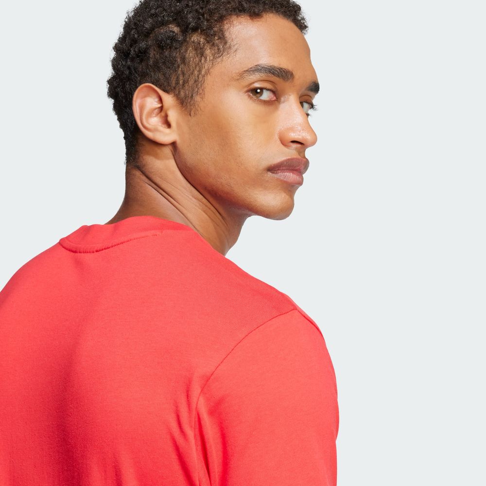 Foto 8 pulgar | M Bl Sj T Adidas Rojo Hombre
