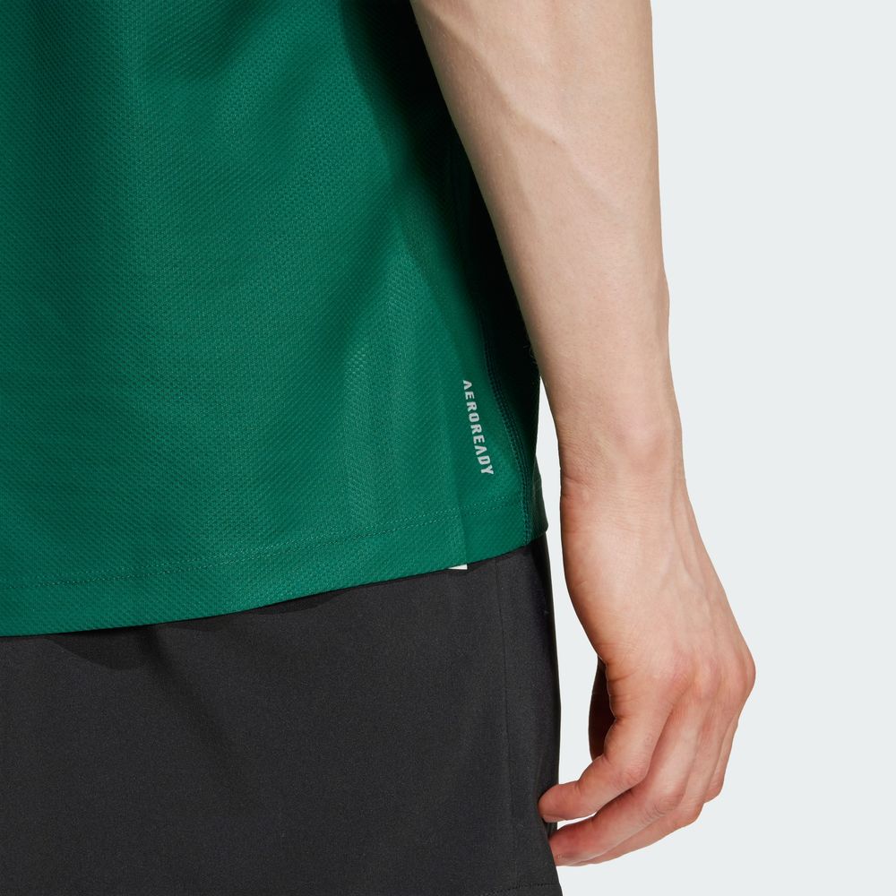 Foto 8 pulgar | Playera Own The Run Adidas Verde Hombre