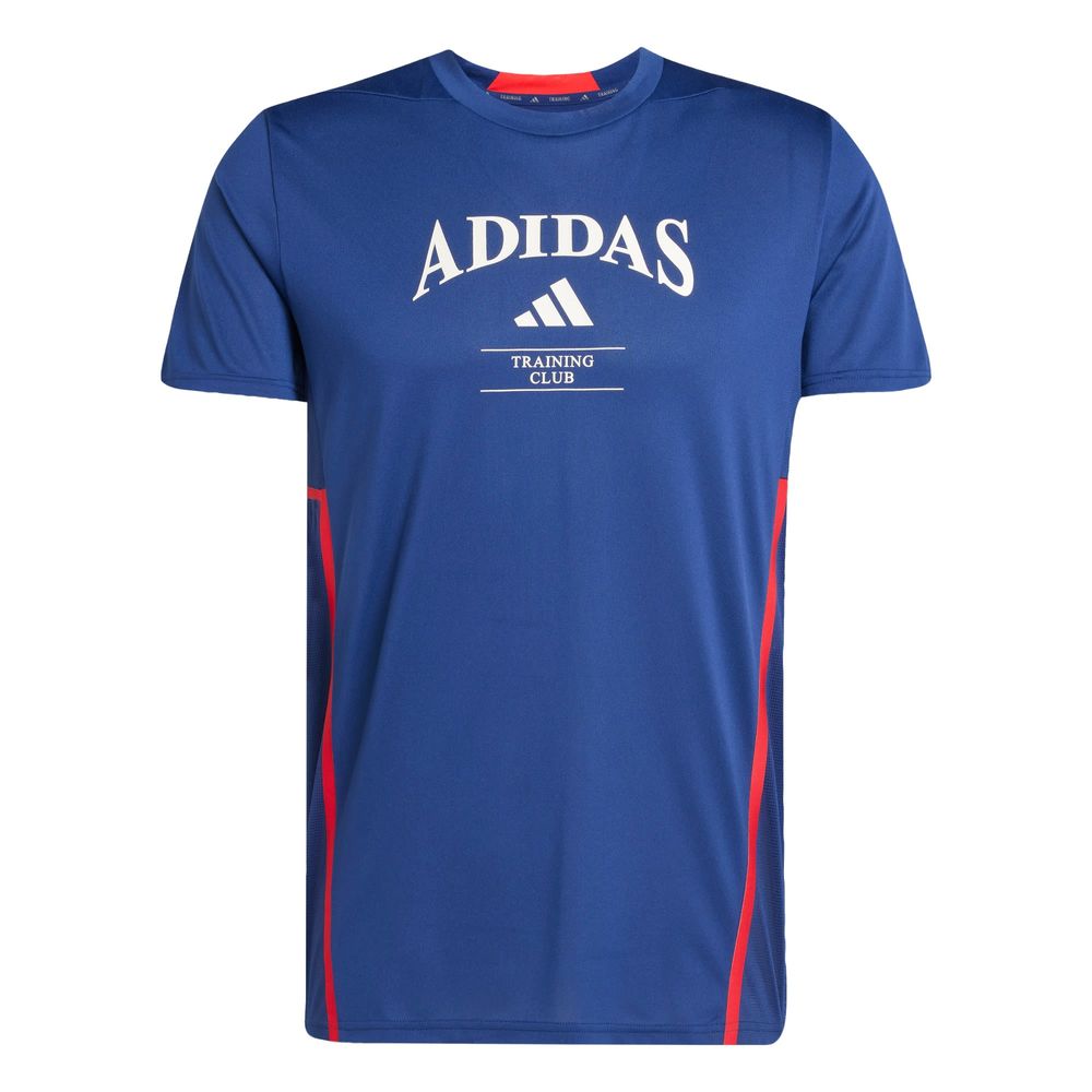 Foto 2 pulgar | D4t Heritage Tee Adidas Azul Hombre