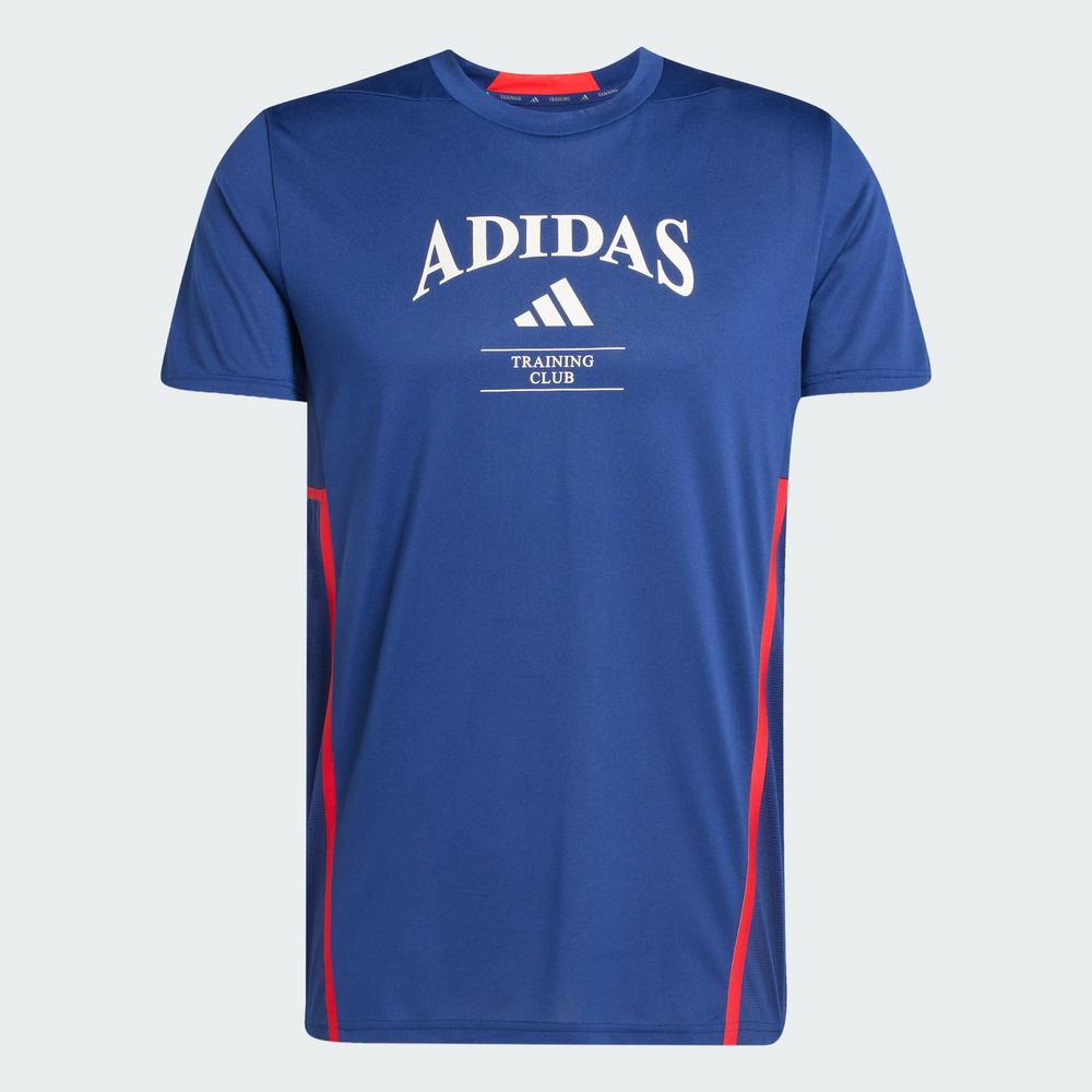 Foto 4 pulgar | D4t Heritage Tee Adidas Azul Hombre