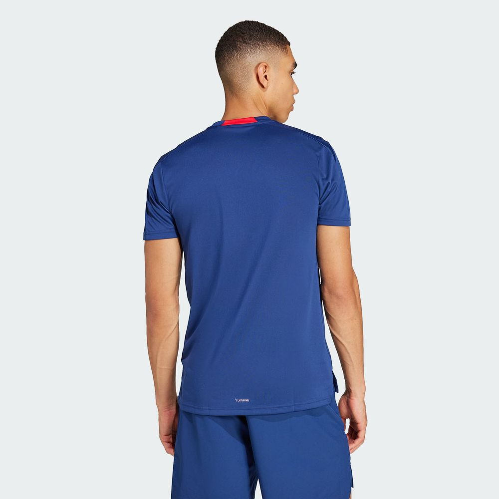 Foto 5 pulgar | D4t Heritage Tee Adidas Azul Hombre
